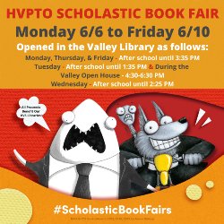 HVS Scholastic Book Fair at Hermosa Valley 6/6-10